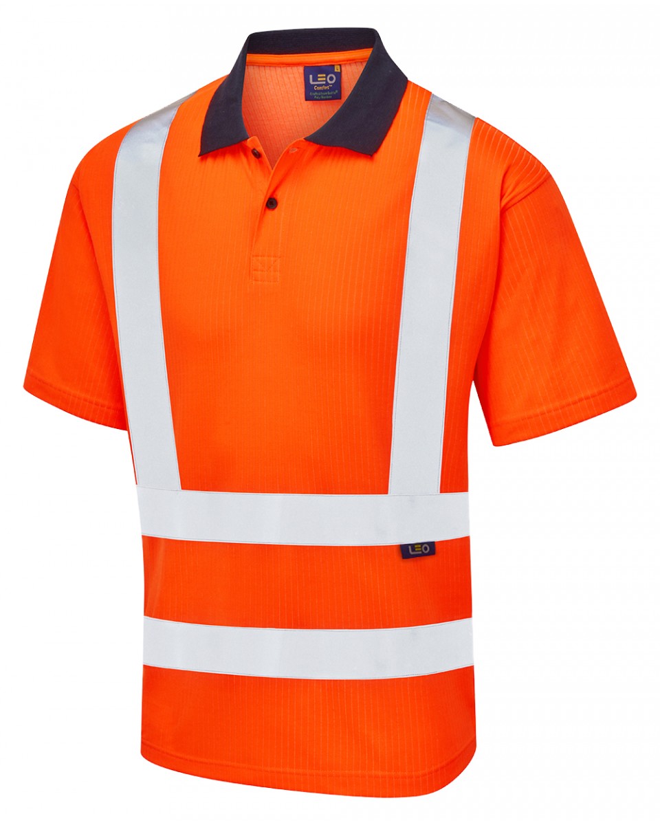 Orange polo uniform clearance shirts